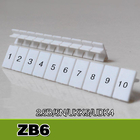 Rail de vacarme de ZB6 UK2.5B UK5N TB des bandes de fabricant avec le nombre imprimées