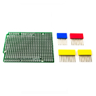 60pcs a coloré de 2.54mm de rangée simple le long Pin Socket connecteur droit de carte PCB de Pin Header 11mm